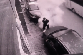 Çocuğun elindeki torpilin patladığı anlar kamerada