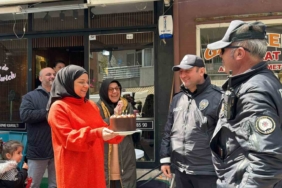 Yalova’da kavga ihbarına giden polislere pasta sürprizi