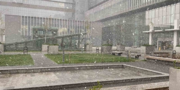 Nisan ayında kar sürprizi