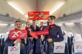 Corendon Airlines 20’nci yaşını yolcularıyla gökyüzünde kutluyor