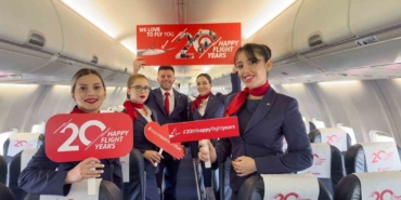 Corendon Airlines 20’nci yaşını yolcularıyla gökyüzünde kutluyor