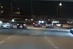 Makas atan sürücü zincirleme kazaya sebep oldu