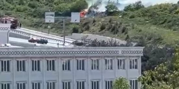 Arnavutköy’de ormanlık alanda yangın