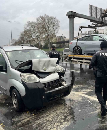 Fatih’te zincirleme trafik kazası: 1 yaralı