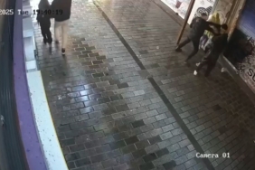 Beyoğlu’nda hareketli dakikalar: Kadına şiddet uygulayan şahsa bekçi müdahalesi