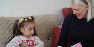 Başkanlar Aydem bebeği ziyaret etti