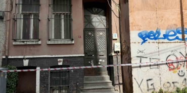 Şişli’de kısmi çökme meydana gelen bina gün ilk ışıklarıyla görüntülendi