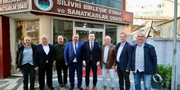 Başkan Balcıoğlu, Silivri Birleşik Esnaf ve Sanatkarlar Odası’nı ziyaret etti