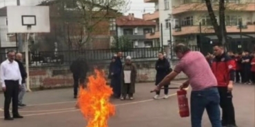 İtfaiyeden 4 günde 750 kişiye yangın tahliye tatbikatı