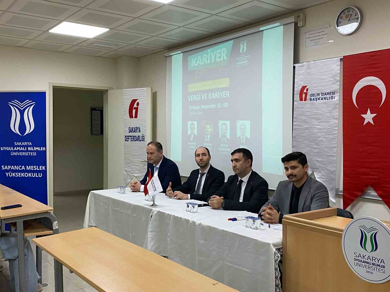 Sapanca MYO’da ‘Vergi ve Kariyer’ konuşuldu