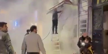 İstiklal Caddesi’nde korkutan yangın