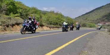 Tekirdağ’da 500 motosikletli, turizm rotasında doğayla buluştu