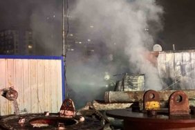 Başakşehir’de tamir atölyesinde yangın