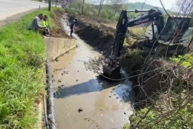 Sapanca Gölü’ne akan akaryakıt minvali madde ekiplerce temizlendi