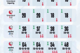 TFF, profesyonel liglerdeki takım sayılarında değişikliğe gidileceğini açıkladı