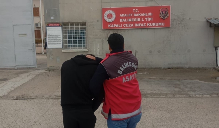 Tutuklu firari Balıkesir’de yakalandı