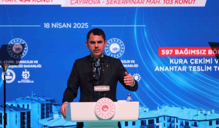 Bakan Kurum Kocaeli’de açıkladı: "Vatandaşlarımız bundan böyle 2,5 milyon liraya kadar finans desteği alabilecek"