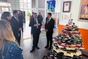 BŞEÜ Rektörü Kaplancıklı, öğrencilerle kütüphane buluştu
