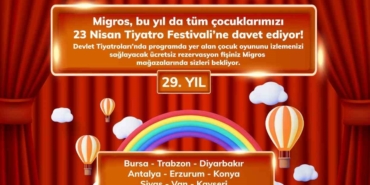 Migros’un geleneksel ‘23 Nisan Çocuk Tiyatrosu’ perdelerini 29’uncu kez çocuklar için açıyor
