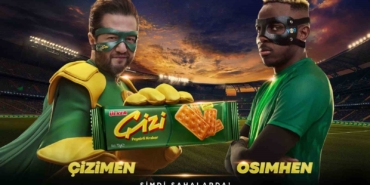 Çizimen ve Osimhen aynı reklamda buluştu