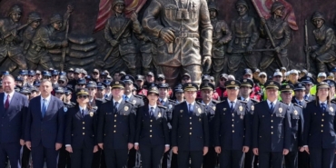 Çanakkale’de Polis Haftası sebebiyle Şehitler Abidesi ziyaret edildi
