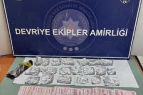Çikolata paketine sakladığı uyuşturucu ile yakalandı