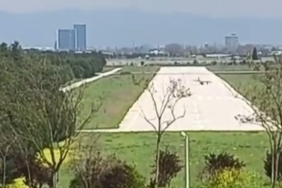 Bursa’da bir eğitim uçağının iniş sırasında ön dikmesi hasar aldı