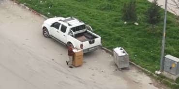 Dron ile tespit ettiler çevreyi kirletenlere ceza yağdırdılar