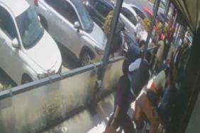 Beylikdüzü restaurantta yaşanan panik anları güvenlik kamerasına yansıdı