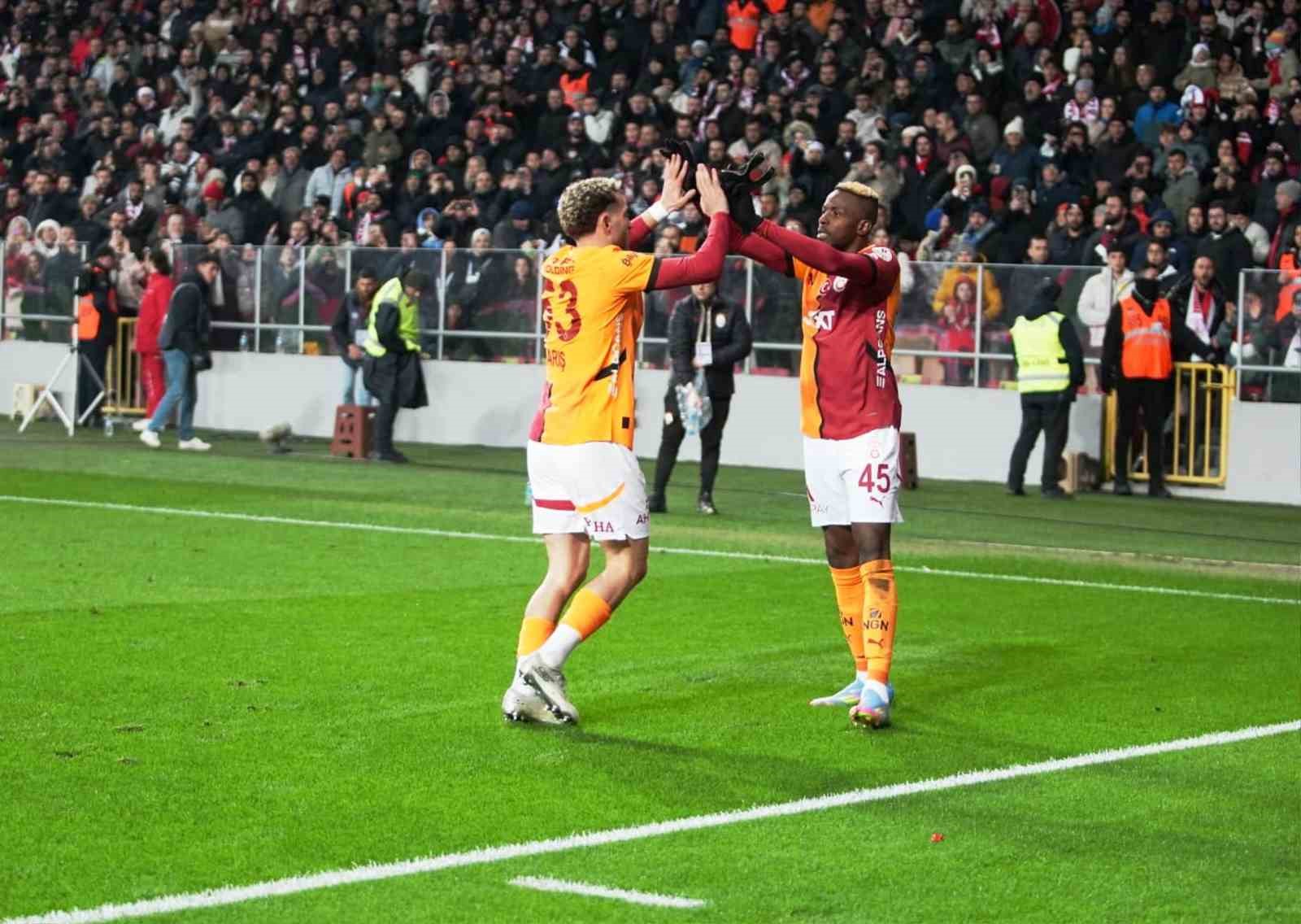 Galatasaray, Samsunspor’a karşı galibiyet serisini 8’e çıkardı