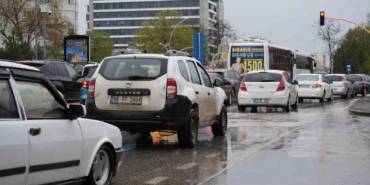 Edirne’de sağanak yağış etkili oldu