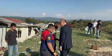 Başkan Torun, yangın sonrası inceleme yaptı