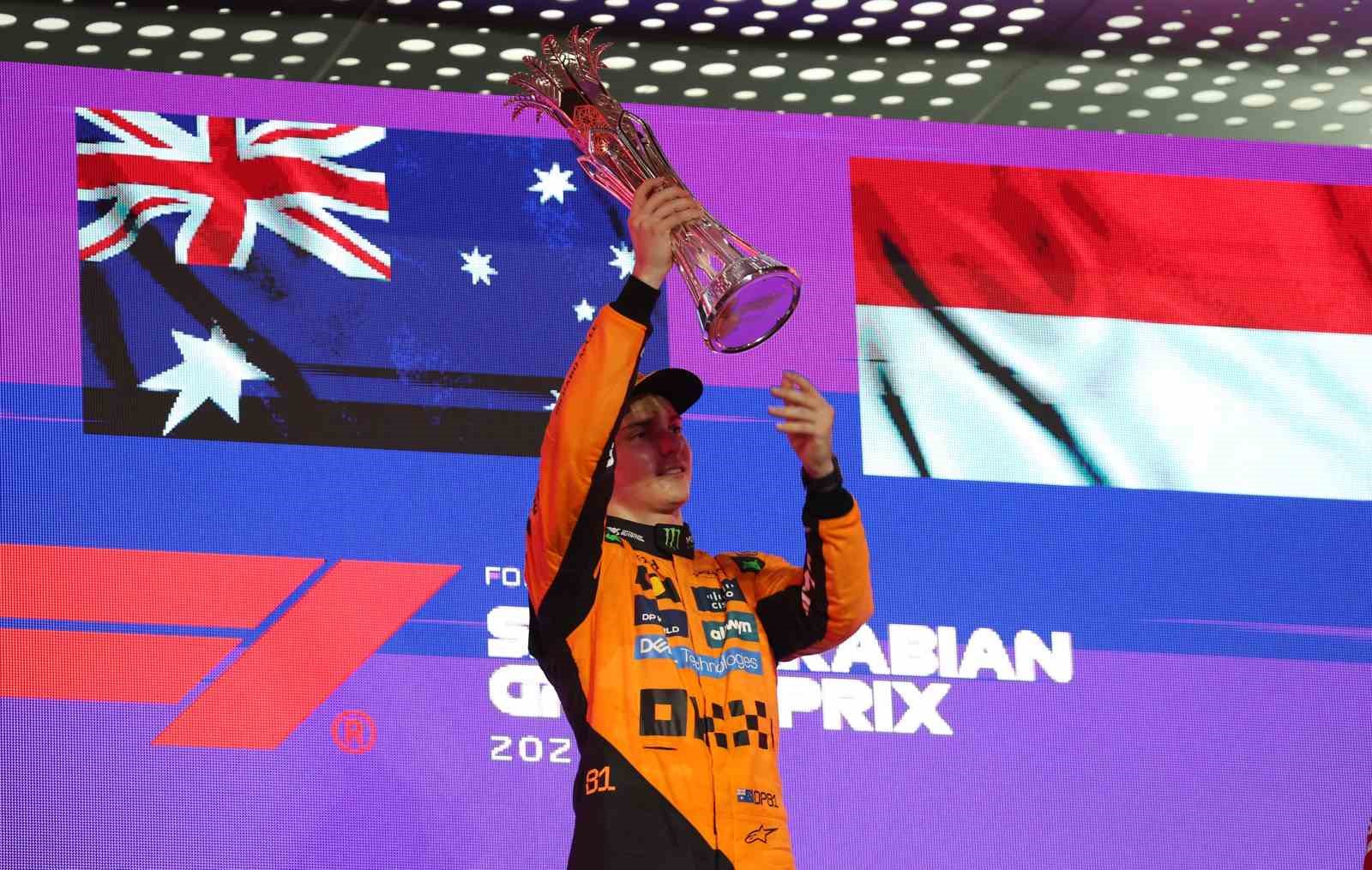 Suudi Arabistan’da kazanan Oscar Piastri