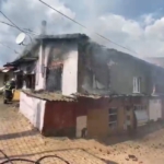 Biga’da ev yangını