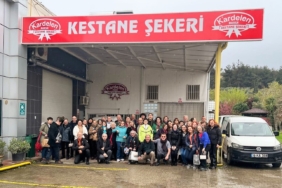 Öğrencilerden coğrafi işaretli kestane şekerini inceledi
