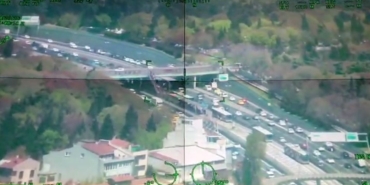 İstanbul’da polis helikopteri havadan kenti taradı