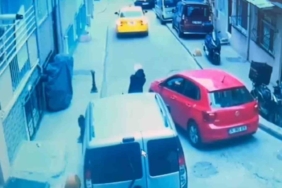 Tartıştığı kadının bindiği taksiye ateş açtı