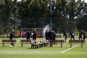 Beşiktaş, Fenerbahçe maçı hazırlıklarını sürdürdü