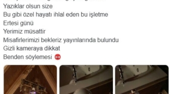 Bungalovda gizli kamera skandalı: Tüm elektronik eşyalar polis incelemesinde