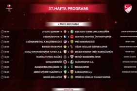 Trendyol 1. Lig’de 37. haftanın programı açıklandı