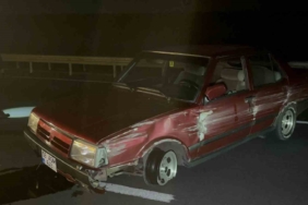 Bariyerlere çarpan otomobilin alkollü sürücüsü yaralandı