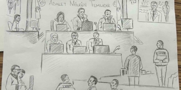 İhlas Haber Ajansı adliye ressamı İmamoğlu’nun ifadelerini böyle çizdi