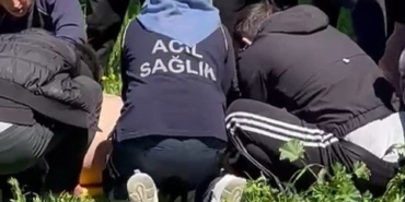 Deprem anında panikle 3. kattan atlayan bir kişi ağır yaralandı