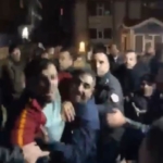 Öğrenciler ile taksicilerin kavgası yurtta son buldu; o anlar kamerada