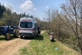 Bilecik’te motosikletin devrilmesi sonucu meydana gelen trafik kazasında 2 kişi yaralandı