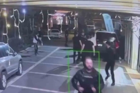 İstanbul’un göbeğinde gece kulübü önünde silahlı çatışma kamerada: 1 ölü, 1 yaralı