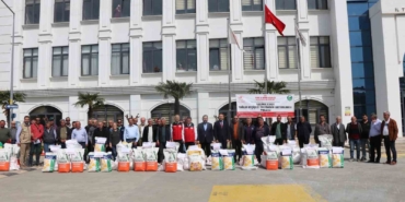Yalova’da çiftçiye 1 ton 890 kilo ayçiçeği tohumu dağıtıldı