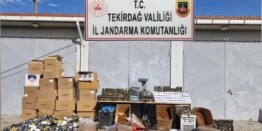 Tekirdağ’da 240 bin makaron ve 220 kilo tütün ele geçirildi