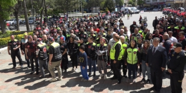 Kırklareli’nde motosikletçiler trafik kurallarına dikkat çekti