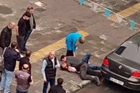 Yakalanınca çalışanın parmağını ısıran hırsız yere yatırılarak etkisiz hale getirildi